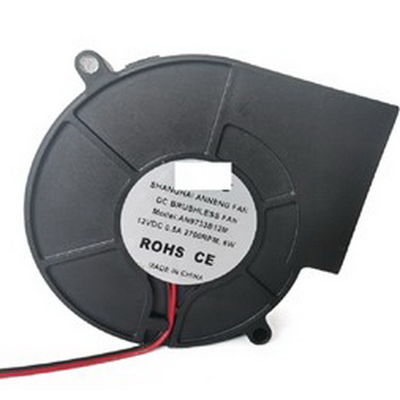 IP42 12V 3.6W DC Quạt thổi ly tâm Hệ thống làm mát điện thông gió