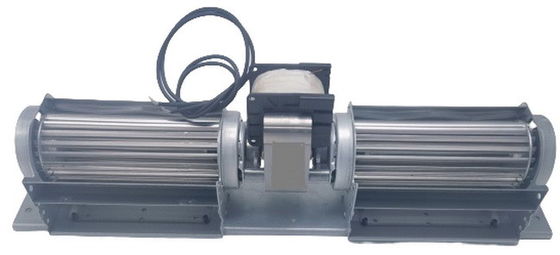 Quạt thổi dòng chảy ngang 58W Máy thổi lồng sóc kép Cánh quạt đường kính 45mm